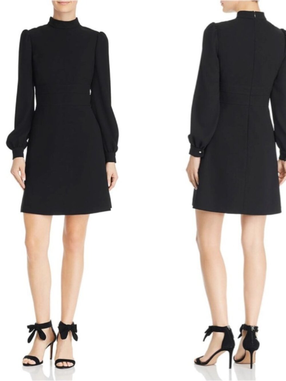 JILL JILL STUART Mockneck Cuff Sleeves Dress 1900